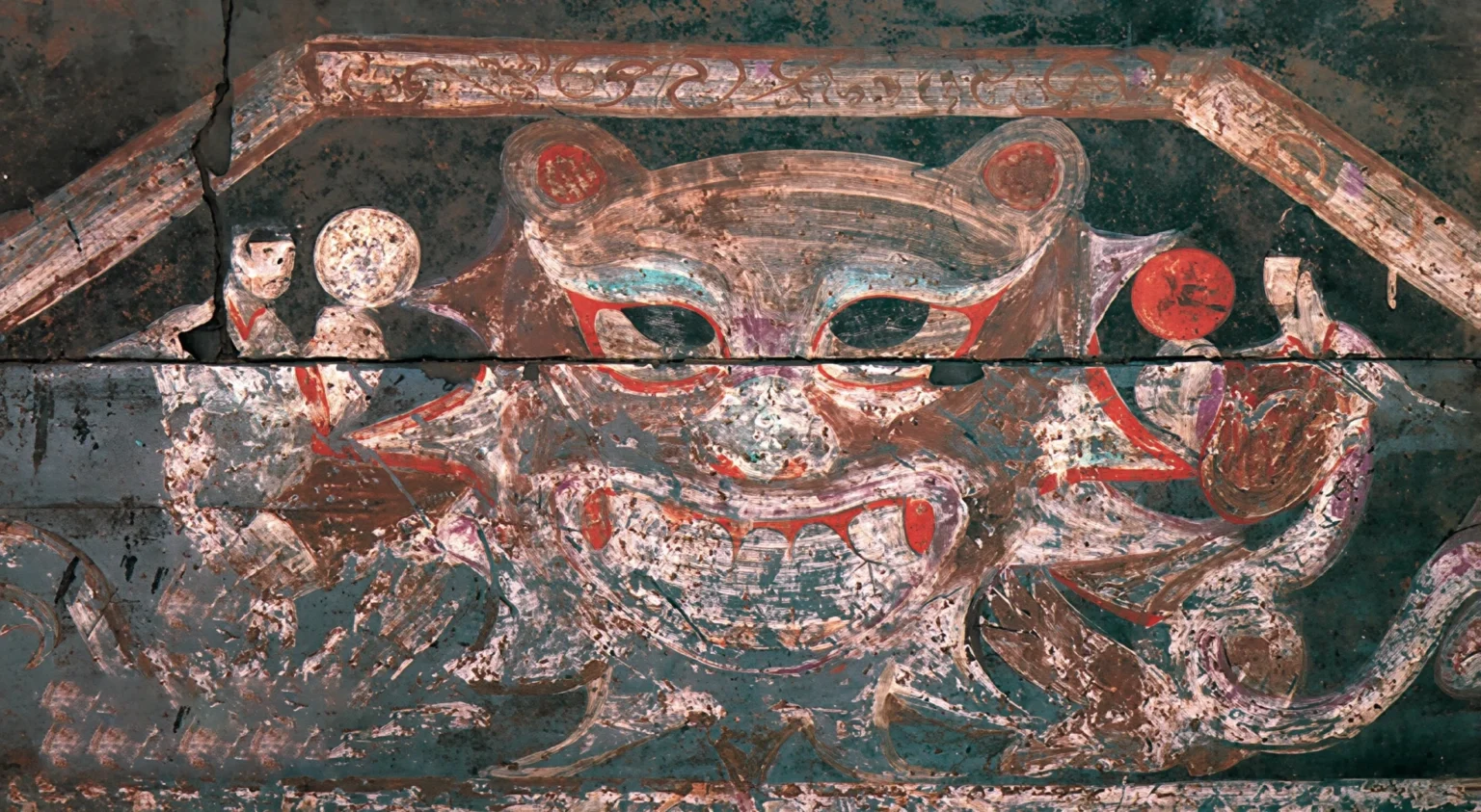 Fuxi Eight Trigrams shown as a traditional cosmological attribution