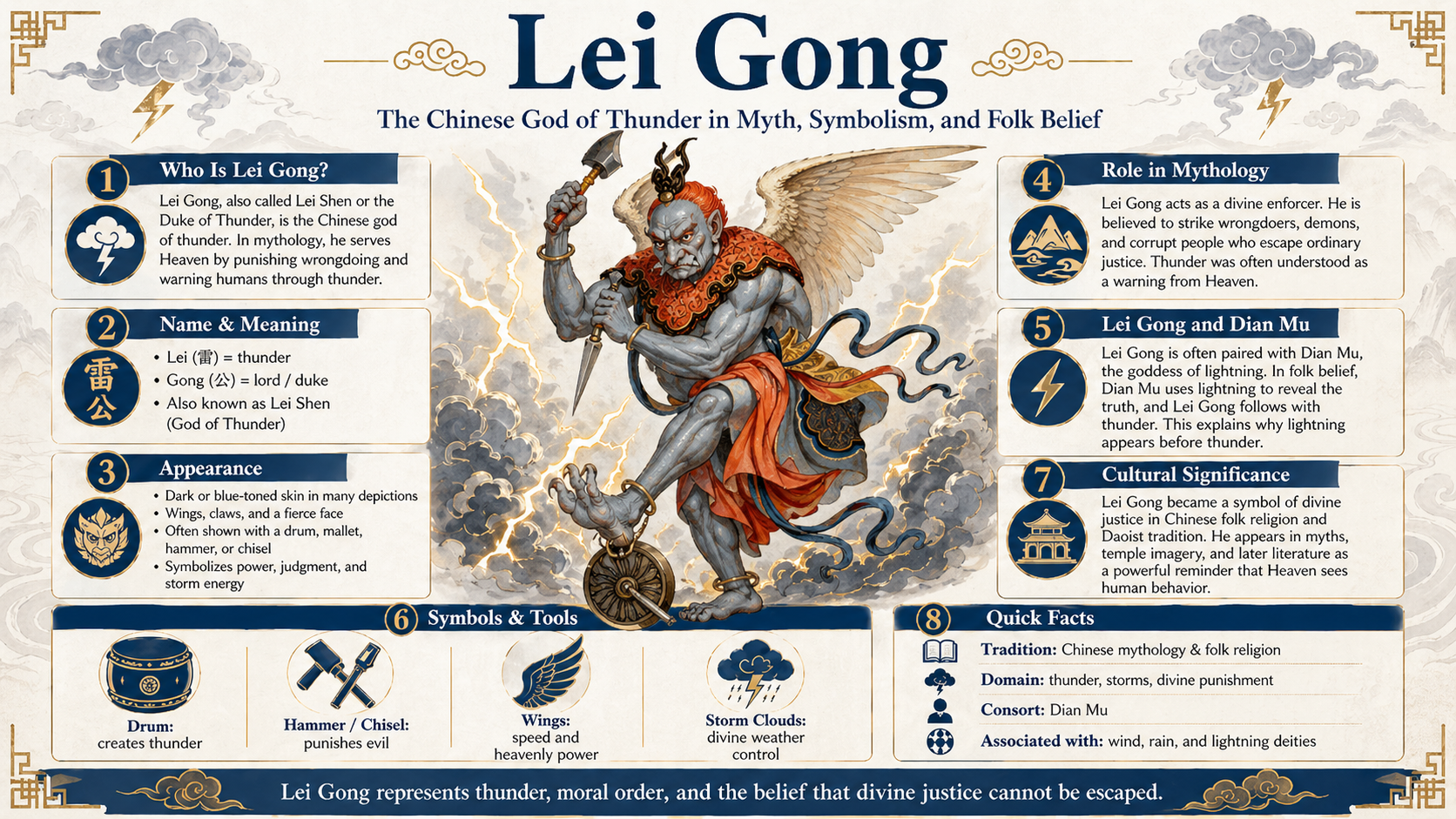 Lei Gong - Chinese Mythology