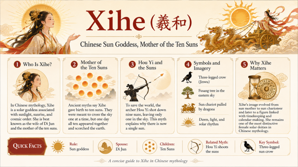 Xihe 羲和: Chinese Sun Goddess