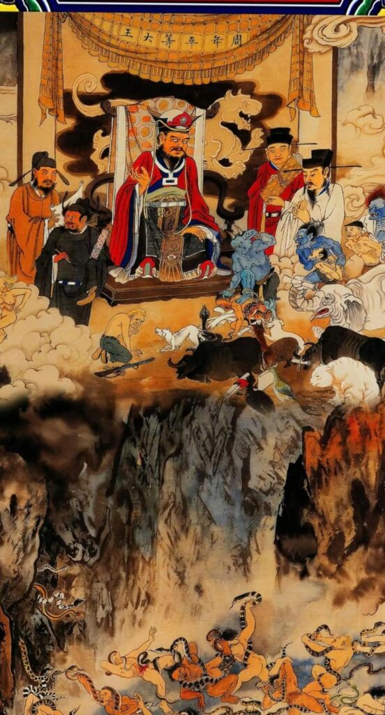 yan luo wang the chinese king of hell and judge of the dead