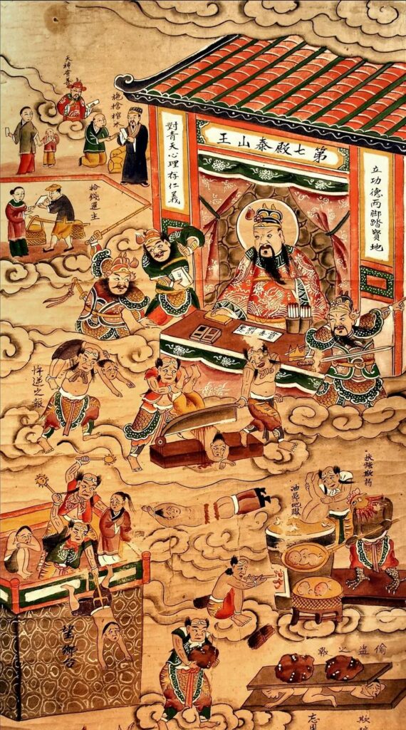 yan luo wang the chinese king of hell and judge of the dead