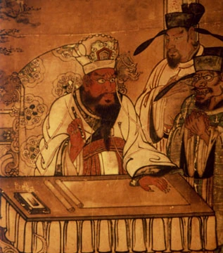 yan luo wang the chinese king of hell and judge of the dead