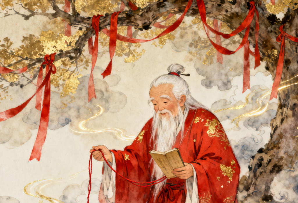 yue lao the chinese god of love and the red thread of fate