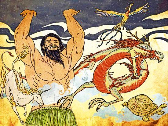chinese mythology creation story