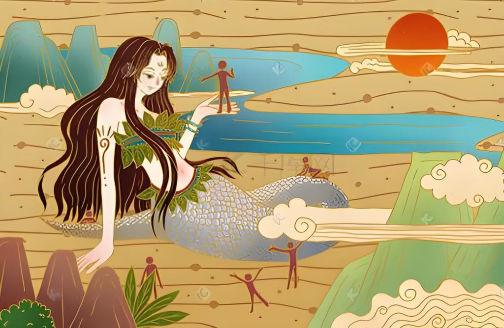 the story of nüwa shaping humanity
