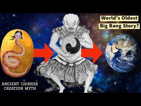 the story of pangu cosmic egg, cosmic body