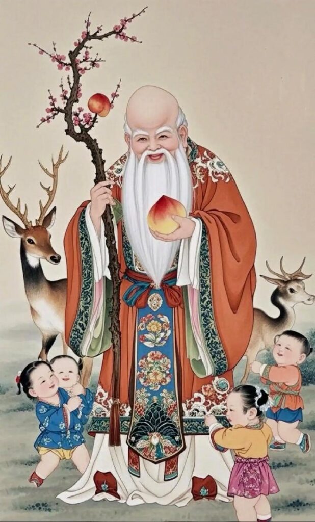 chinese god of longevity shou xing