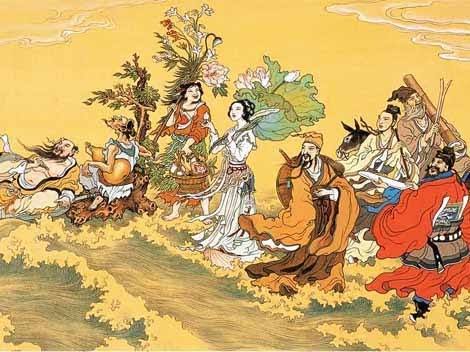 Comparison of Taoist deities, celestial officials, and legendary immortals