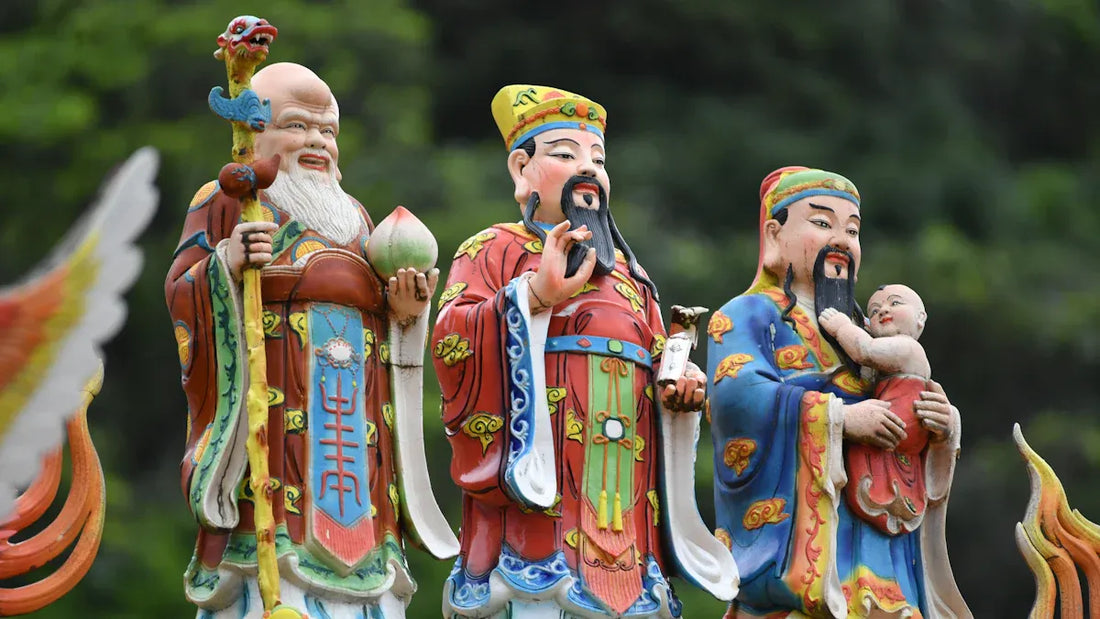 Taoist gods and immortals compared by divine role, origin, and spiritual status