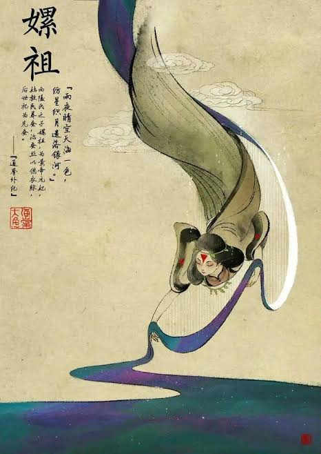 Women reeling silk thread in a traditional Chinese sericulture workshop scene