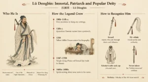 lu dongbin daoist immortal, legends, sword and worship
