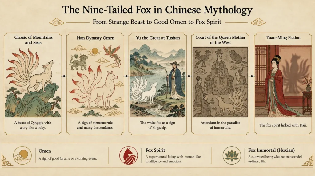 nine tailed fox chinese mythology