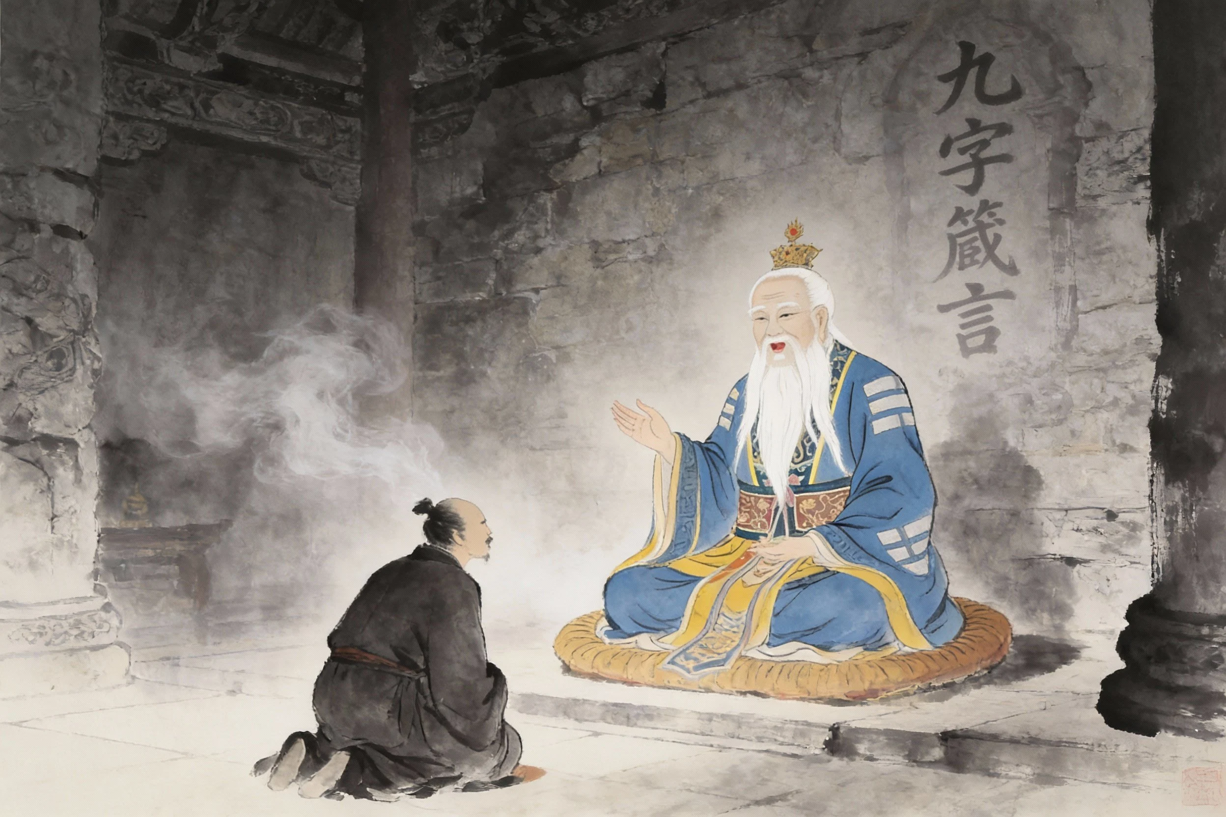 Taishang Laojun, the deified form of the sage Laozi
