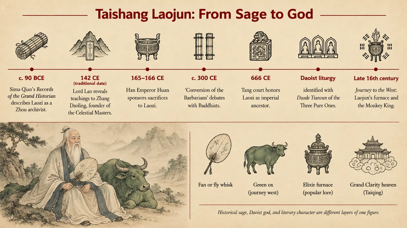 Taishang Laojun, the deified Laozi of religious Daoism